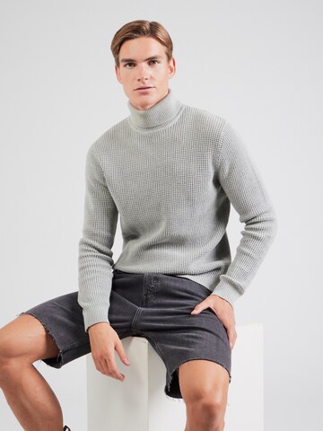 JACK & JONES Sweter 'JPRCCVIGGO' w kolorze szary: przód