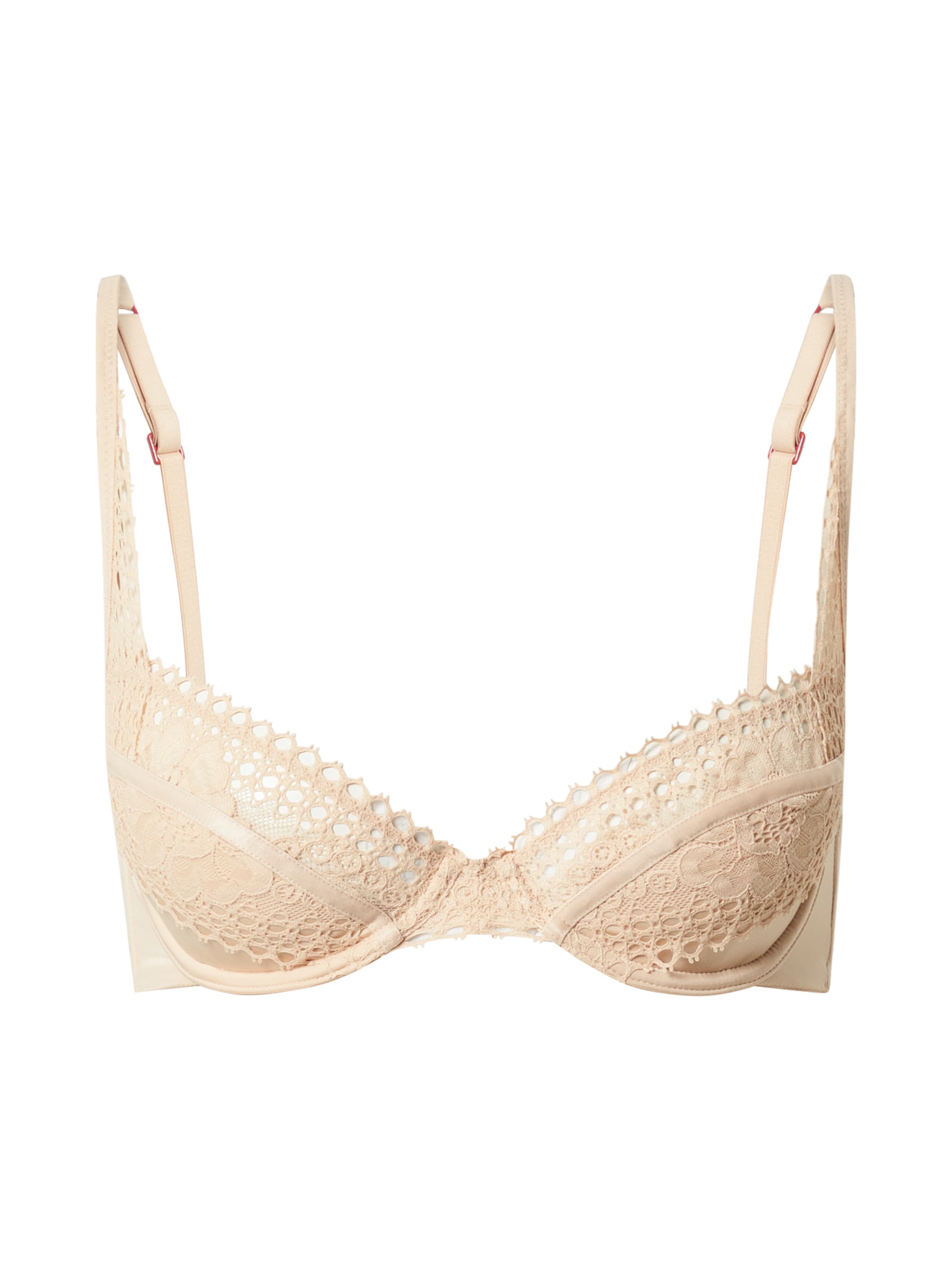 Balconette Sutien de la Scandale éco-lingerie pe bej: față