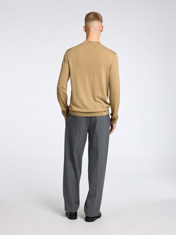 SELECTED HOMME Pullover 'Tray' i brun