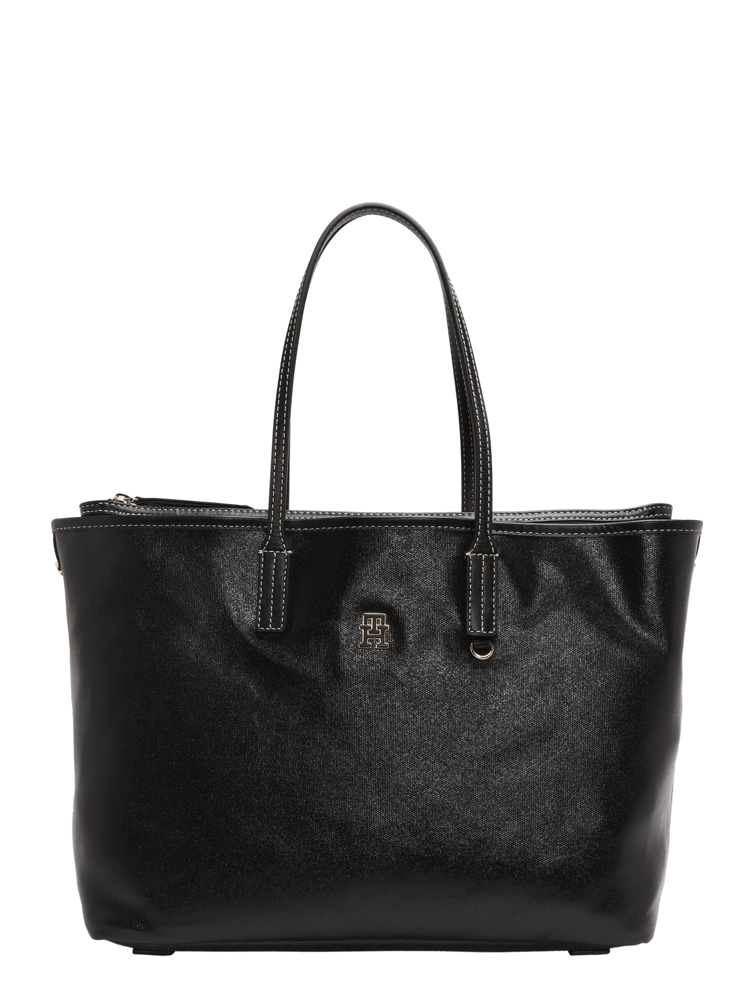 TOMMY HILFIGER Shopper in Black: front
