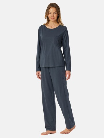 SCHIESSER Pyjama ' Casual Nightwear ' in Grijs: voorkant