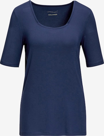 Goldner Shirt in Blau: predná strana