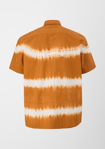 s.Oliver Regular fit Button Up Shirt in Orange