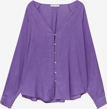 Pull&Bear Blouse in Lila: voorkant