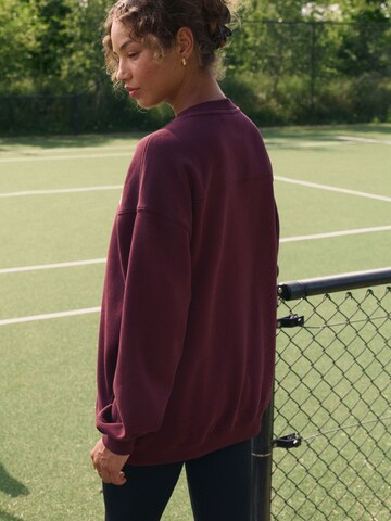 Sweat-shirt self. en rouge