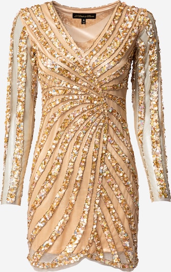 Rochie de cocktail A STAR IS BORN pe bej deschis / auriu, Vizualizare produs