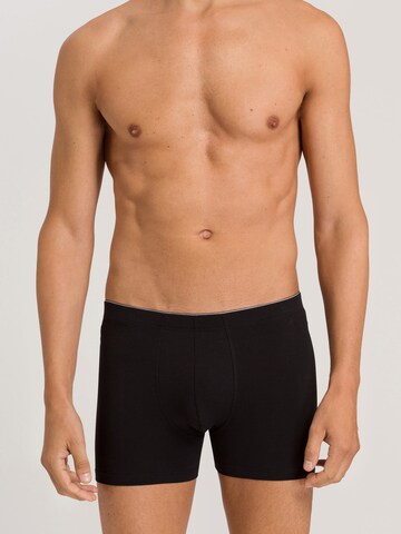 Hanro Boxer shorts 'Cotton Superior' in Black: front