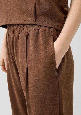 Loosefit Pantalon à pince QS en marron