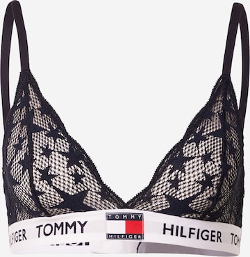 Tommy Hilfiger Underwear Triangle Bra in Blue: front