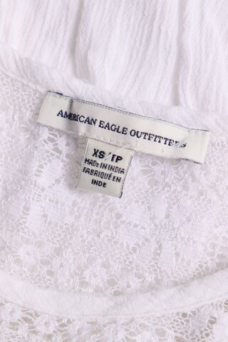 American Eagle Blouse & Tunic in XS in White