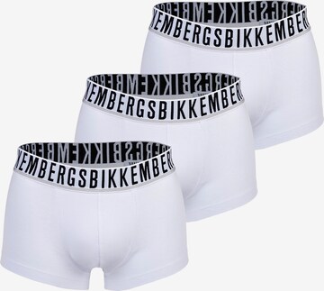 BIKKEMBERGS Boxershorts in Wit: voorkant