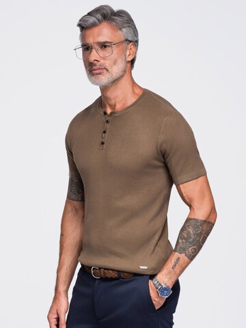 Ombre - Camiseta en marrón