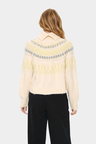 SAINT TROPEZ Trui in Beige