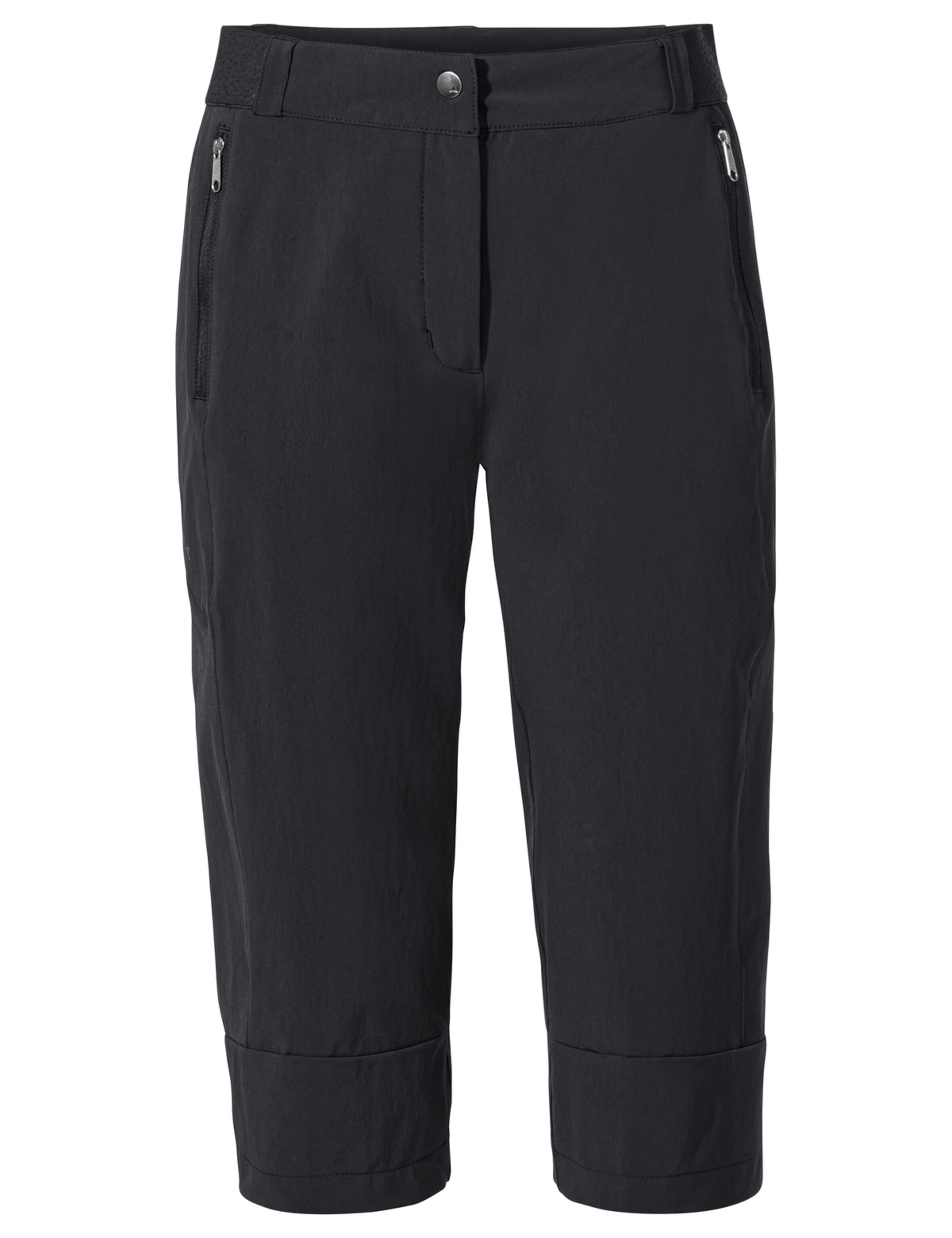 VAUDE Regular Outdoor trousers 'Farley  III' in Black: front