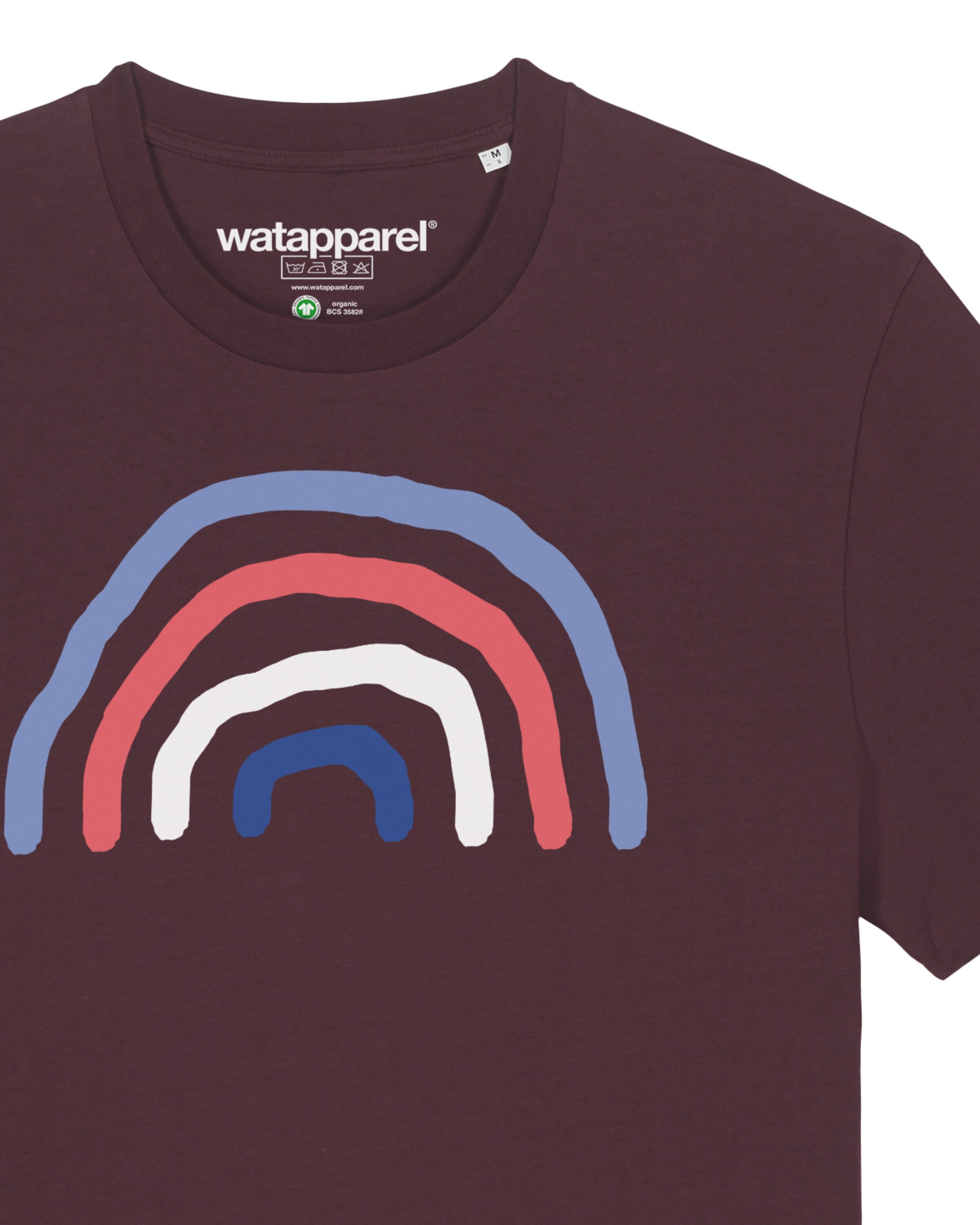 Maglietta 'Regenbogen' di Watapparel in rosso