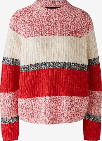 OUI Sweter w kolorze czerwony: przód