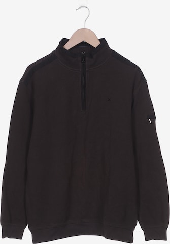BRAX Sweatshirt & Zip-Up Hoodie in XL in Brown: front