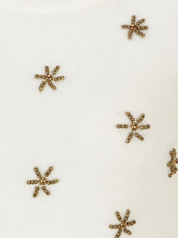 VILA Sweater 'Snow' in Beige