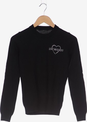 Love Moschino Sweater & Cardigan in M in Black: front