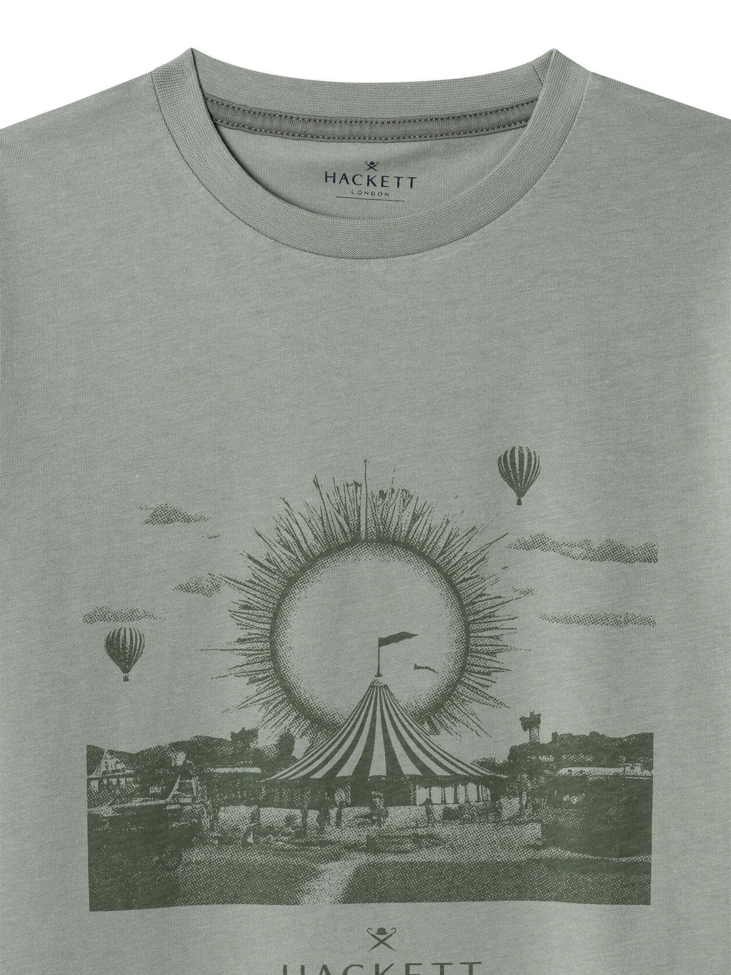 Maglietta 'Festival Wheel' di Hackett London in verde