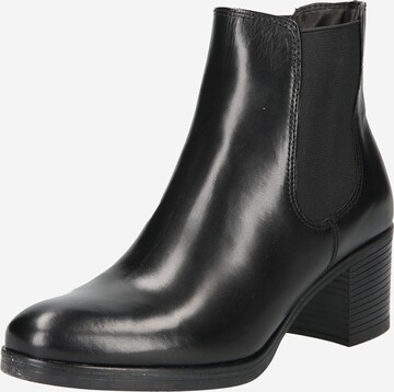 TATA Italia Chelsea boots 'STIVALETTI' in Zwart: voorkant