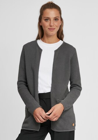 Oxmo Knit Cardigan 'Hilda' in Grey: front