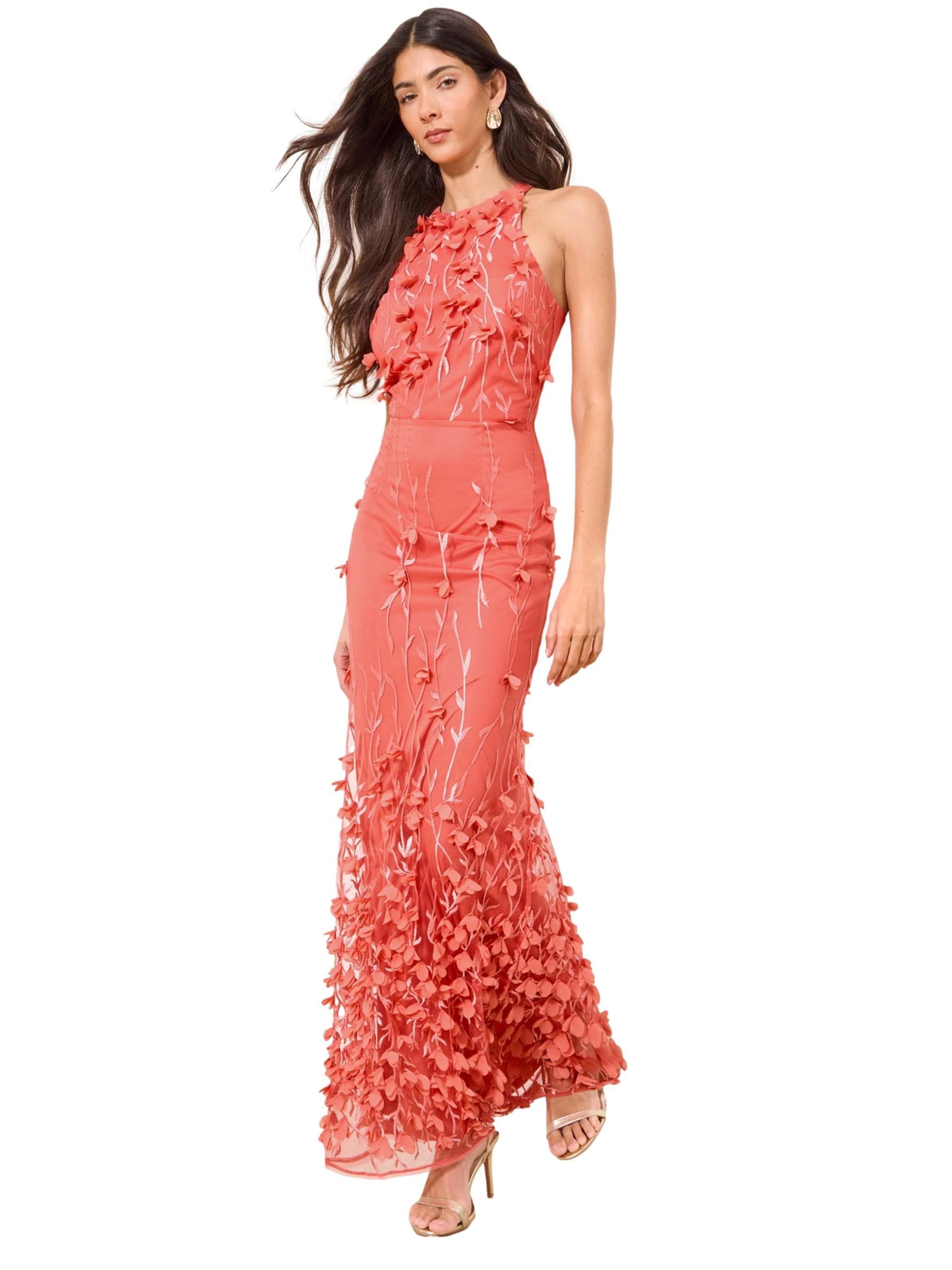 Abito da sera di Lipsy in rosa: frontale