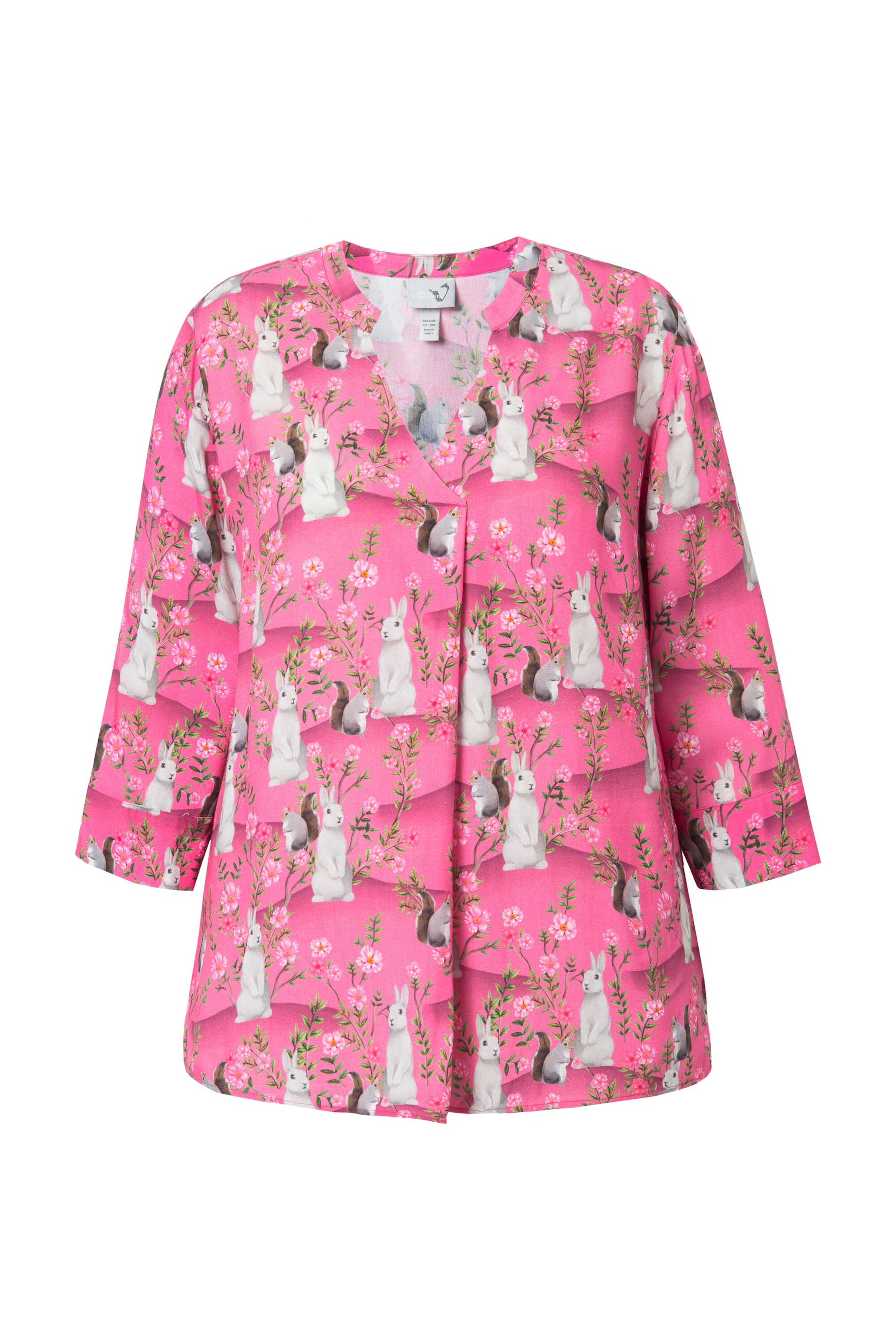 Ulla Popken Tunic in Pink: front
