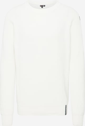 Key Largo Sweater 'MST SCOOTER' in White: front