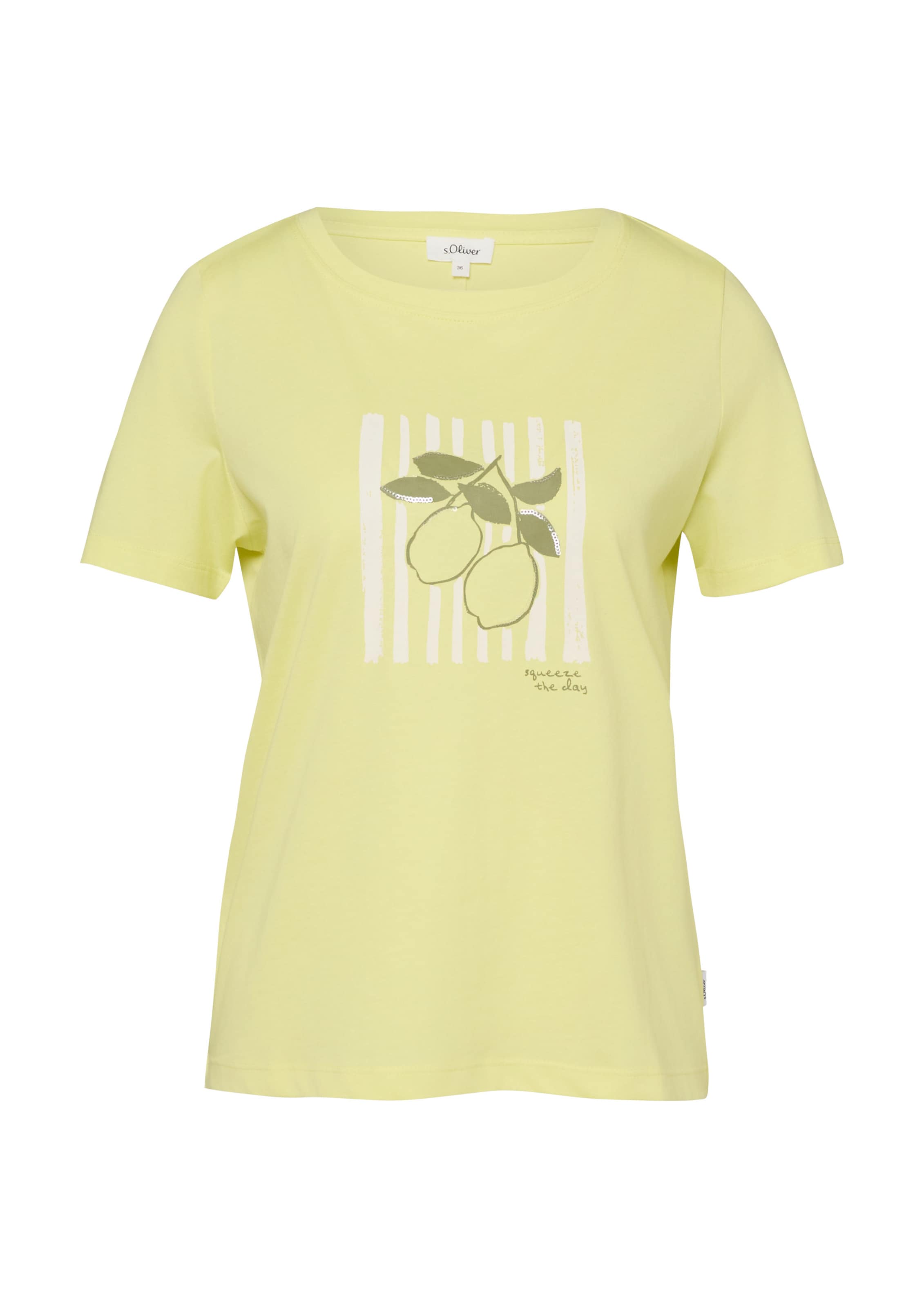 s.Oliver Shirt in Groen: voorkant