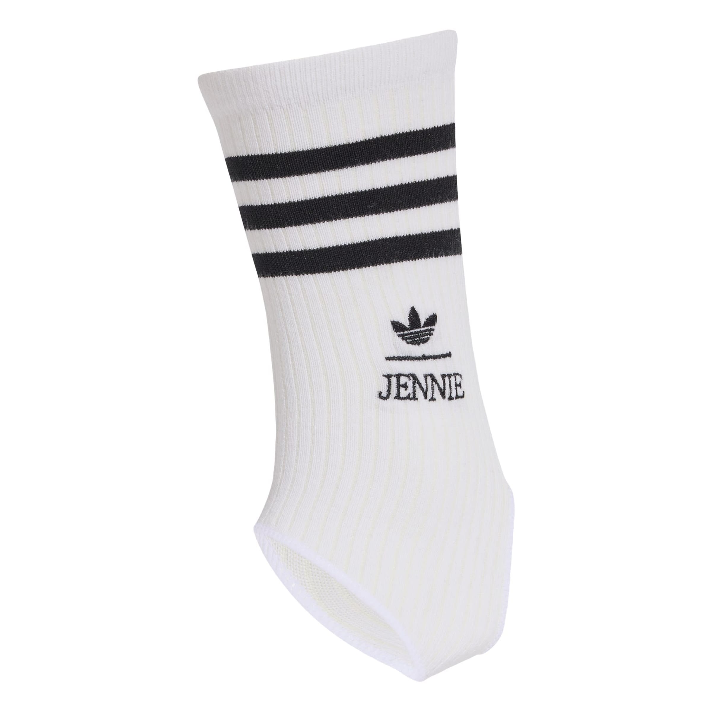 ADIDAS ORIGINALS - Meias 'Adiluna Season 2 x Jennie' em branco: frente