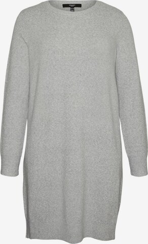 Robes en maille Vero Moda Curve en gris : devant