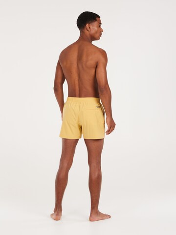 PROTEST Board Shorts 'PRTYESSINE' in Yellow