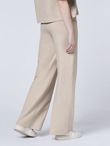 Detto Fatto Wide Leg Hose in Beige