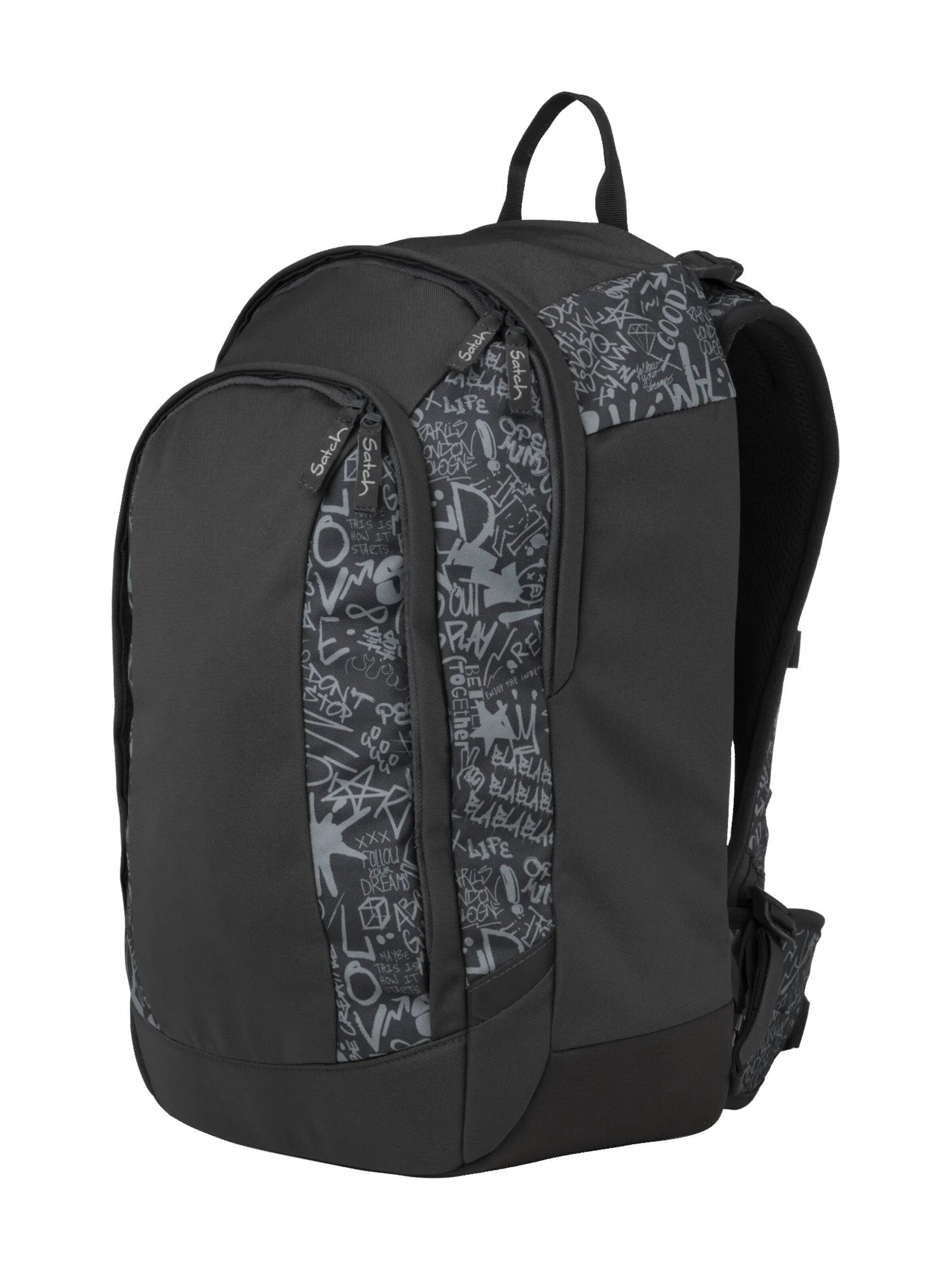 Satch Backpack 'Schulrucksack air' in Grey