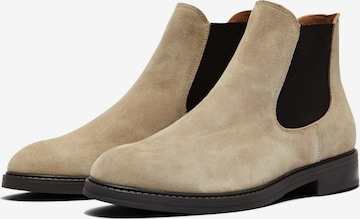 SELECTED HOMME Chelsea-bootsit 'BLAKE' värissä beige