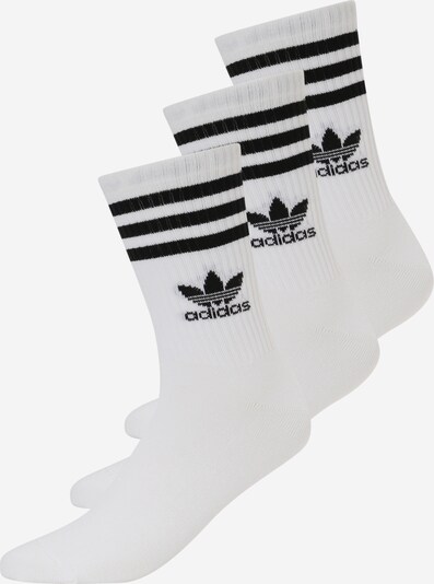 ADIDAS ORIGINALS Calcetines en negro / blanco, Vista del producto