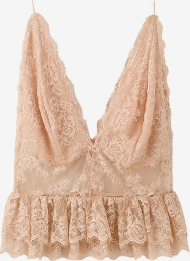 MANGO Top 'Amor' in beige, Produktansicht