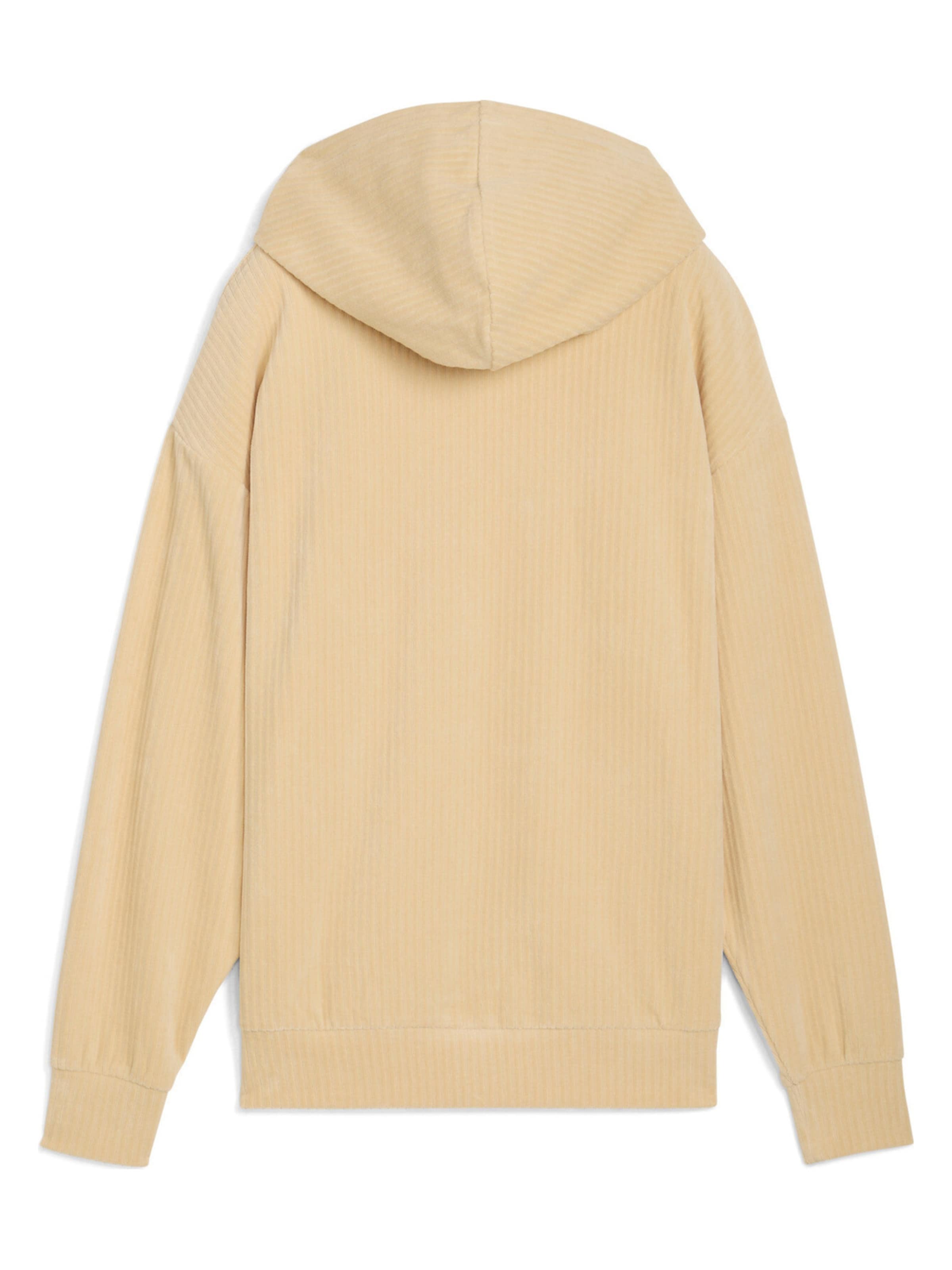 PUMA - Sudadera con cremallera en beige