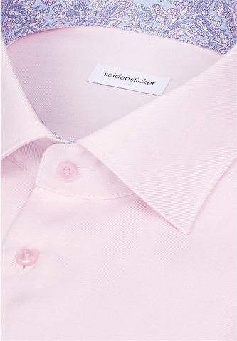 Coupe regular Chemise business SEIDENSTICKER en rose