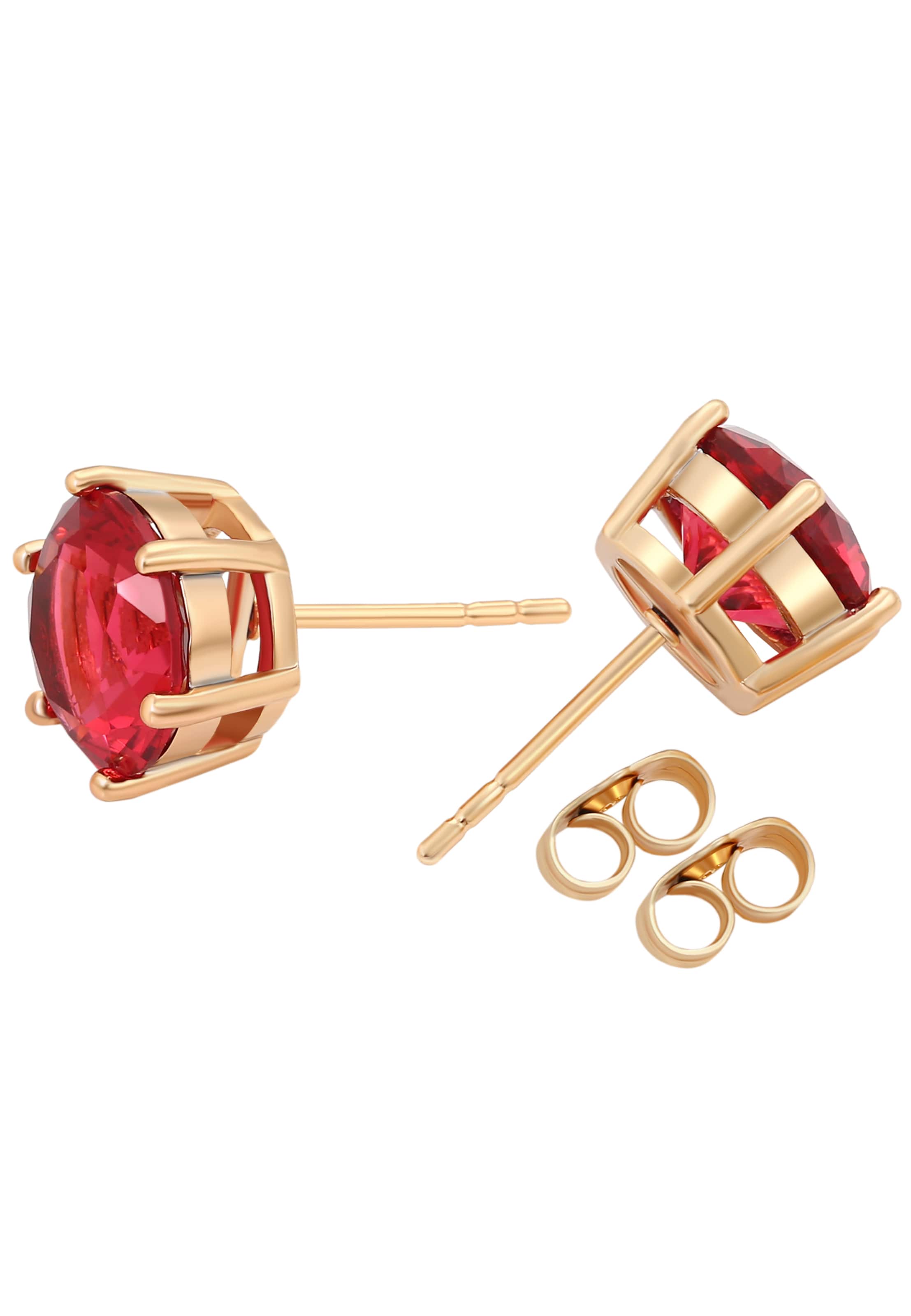 raudona faina Auskarai