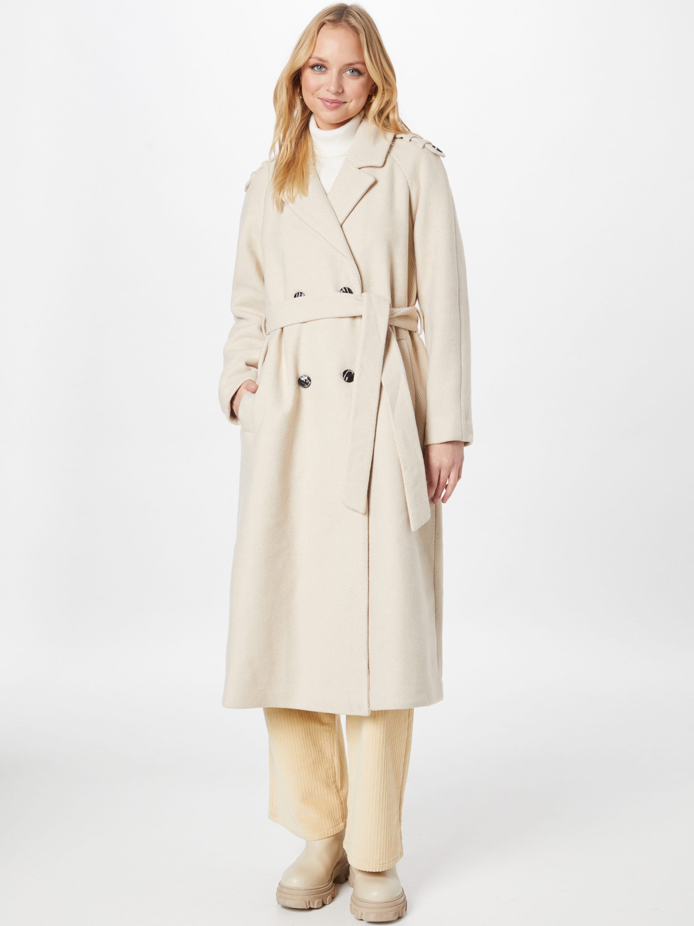 Frauen Mäntel Pimkie Mantel in Beige - FU45936 Frauen Mäntel Pimkie Mantel in Beige - FU45936