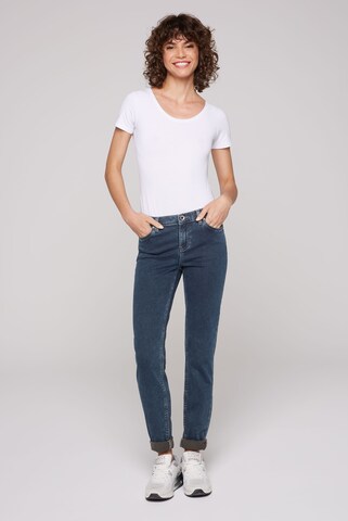 Soccx Slimfit Jeans 'HE:DI ' in Blau