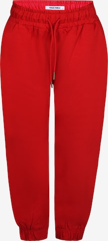 Baggy Pantalon 'Simona 021' Made Public en rouge : devant