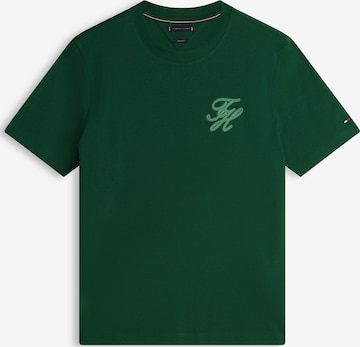 Maglietta di TOMMY HILFIGER in verde: frontale