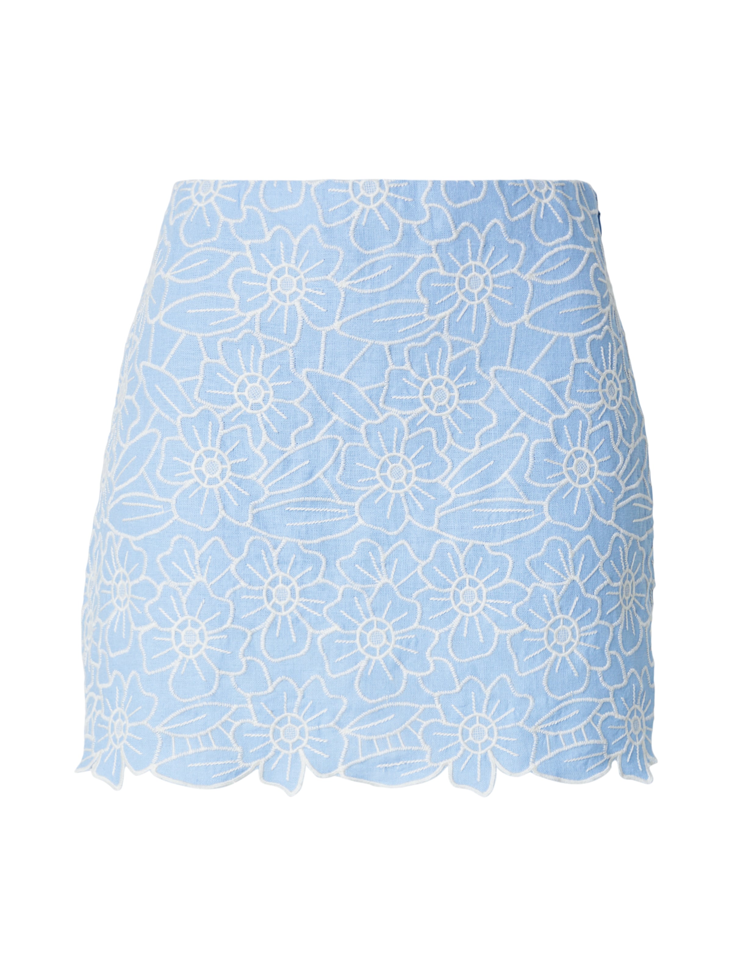 Abercrombie & Fitch Юбка 'Feb4' в Синий: спереди