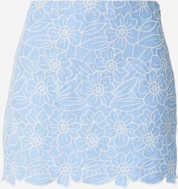 mėlyna Abercrombie & Fitch Sijonas 'Feb4': priekis