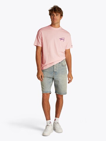 Maglietta di Tommy Jeans in rosa