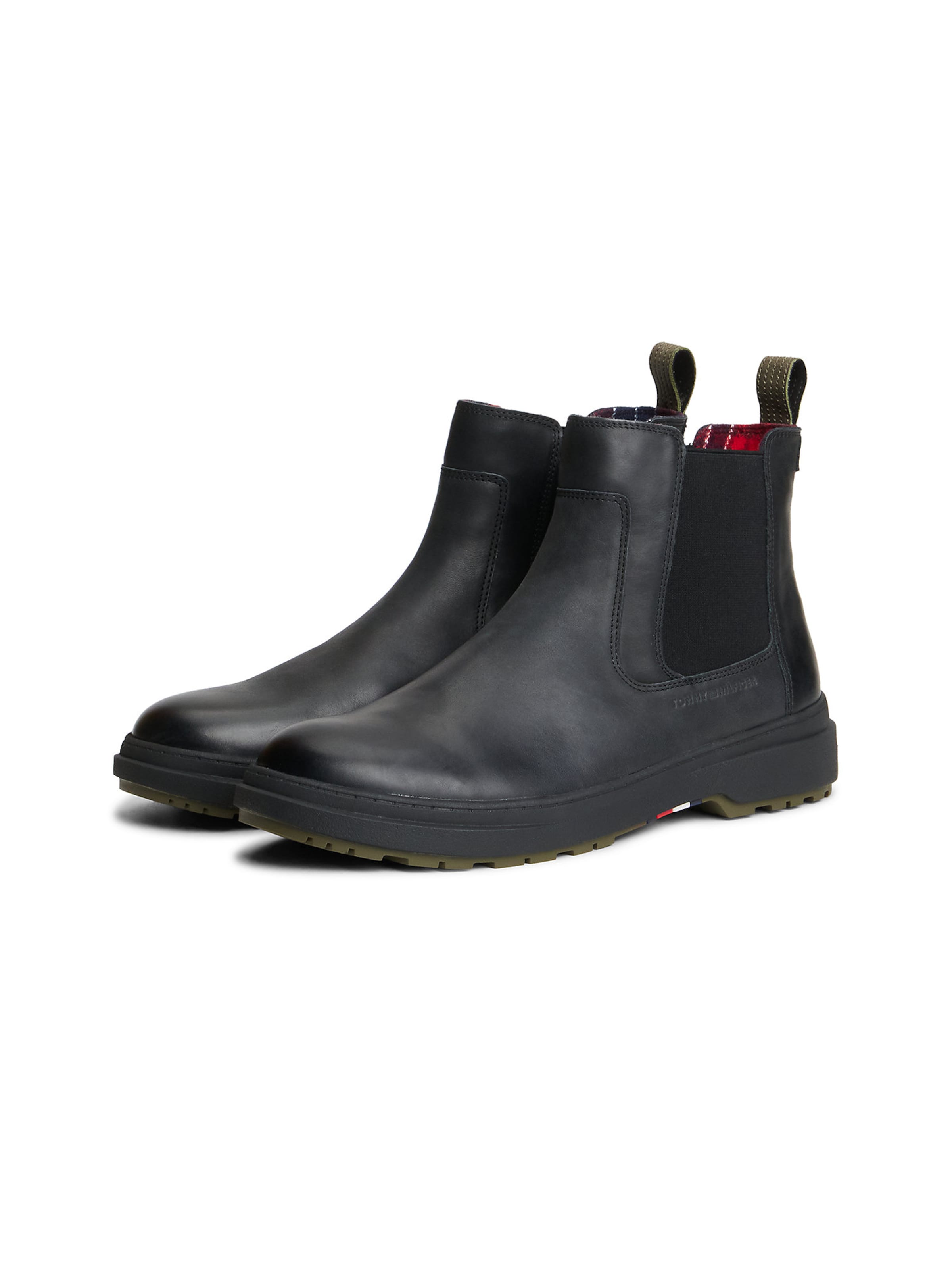 TOMMY HILFIGER Chelsea Boots in Schwarz