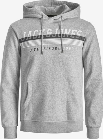 JACK & JONES Sweatshirt 'IRON' in Grey: front